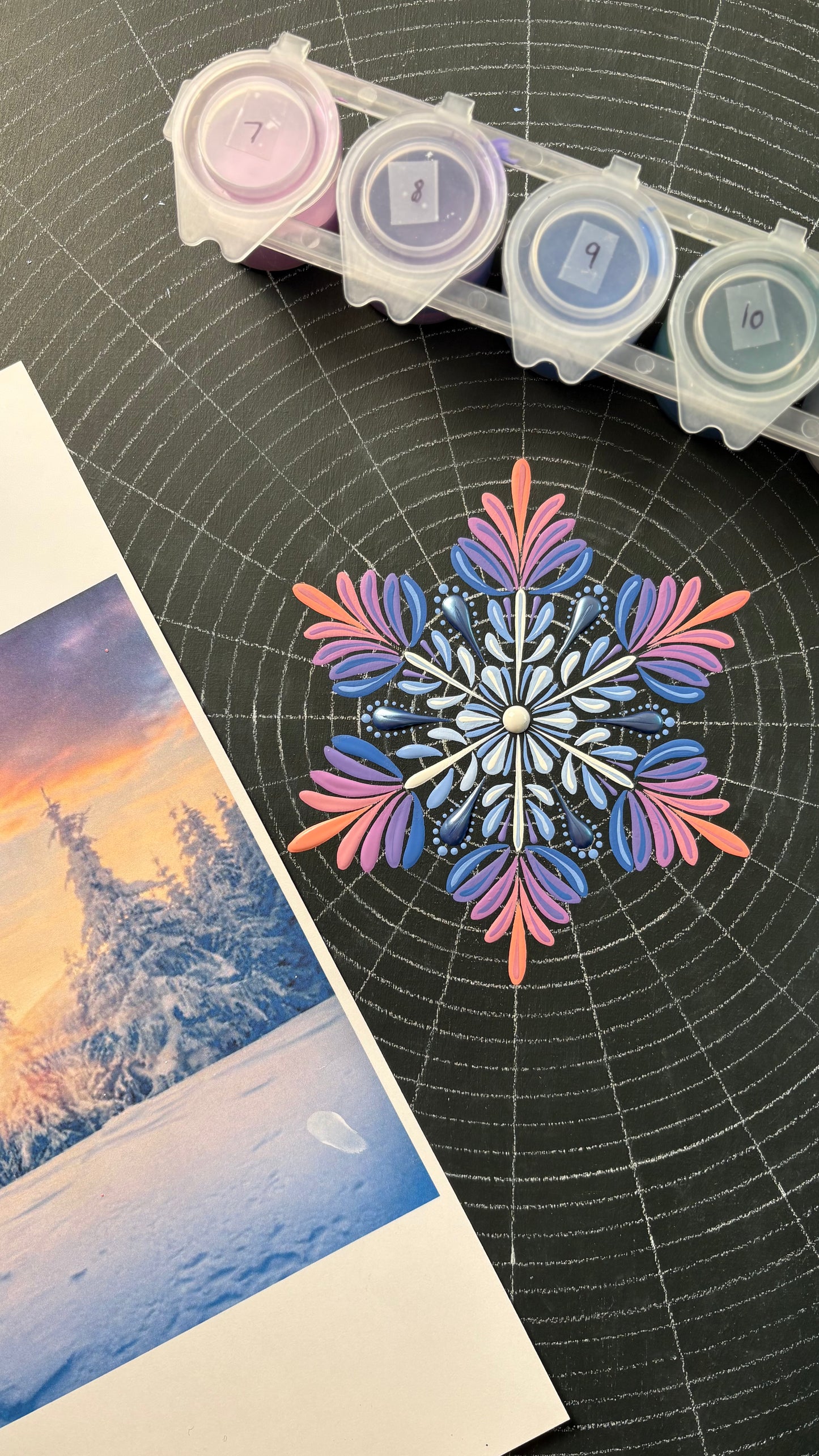 "Winter Sunset" Original Painting