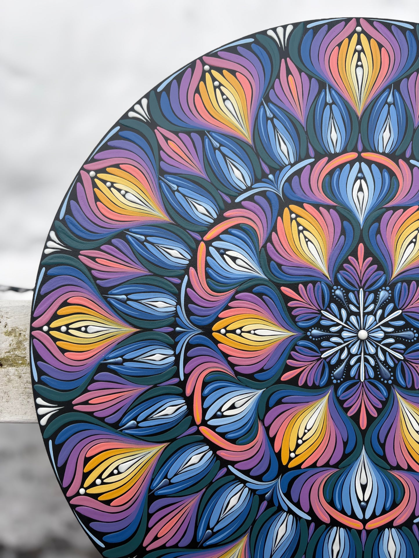 "Winter Sunset" Original Painting